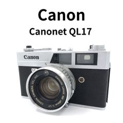 ジャンク】キヤノン Canon Canonet QL17 45mm F1.7 巻き上げ不動 電池
