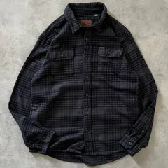 ORVIS heavy flannel shirt black オービス ネルシャツ