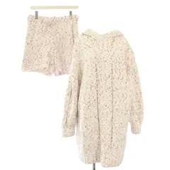 ジェラートピケ gelato pique セットアップ ルームウェア プルオーバーパーカー 長袖 ショートパンツ イージー ストレッチ F ピンク /BB