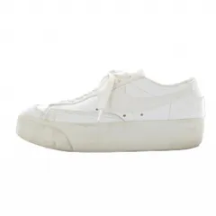 ナイキ NIKE W BLAZER LOW PLATFORM WHITE スニーカー 23cm 白 DJ0292-100