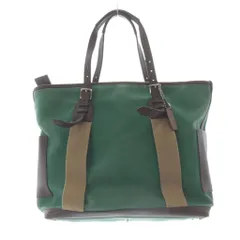 コーチ COACH トートバッグ キャンバス ハンドバッグ 緑 70896