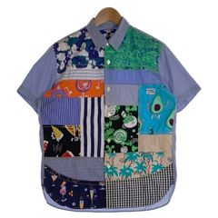 JUNYA WATANABE MAN パッチワークシャツ XS - メルカリ