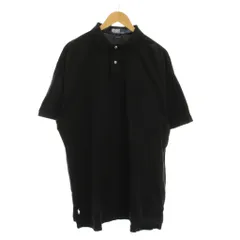 ポロ バイ ラルフローレン Polo by Ralph Lauren ポロシャツ コットン 半袖 L 黒 /YM