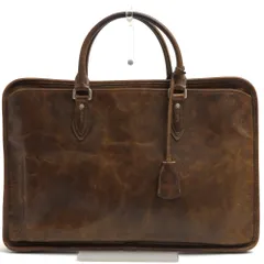 アニアリ／aniary バッグ ブリーフケース ビジネスバッグ 鞄 ビジネス メンズ 男性 男性用 レザー 革 本革 ブラウン 茶  ワックスコーディング