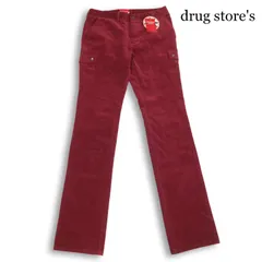 【新品 未使用】 drug store's ドラッグストアーズ 秋冬★ コーデュロイ ストレッチ カーゴ パンツ Sz.4　レディース
