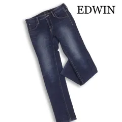EDWIN エドウィン ERW26L ジャージーズ★ USED加工 ストレッチ 裏起毛 デニム スキニー パンツ ジーンズ Sz.S レディース