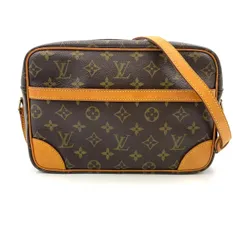 LOUIS VUITTON トロカデロ27 モノグラム モノグラム レザー×PVC ブラウン ショルダーバッグ ゴールド M51274