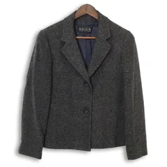 イタリア製★ KRIZIA クリッツィア 秋冬 ウール アルパカ混★ ツイード テーラード ジャケット ブレザー Sz.F　レディース