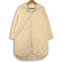 Emma Taylor エマテイラー 秋冬★ ボアライナー キルティング フーディー ジップ コート Sz.38 レディース