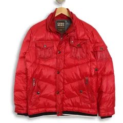 CERONIAS セロニアス 秋冬 ジップ ダウン★ ジャケット ブルゾン Sz.M メンズ 赤のサムネイル