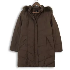GRADE グレイド 秋冬 フォックス リアルファー★ ジップ ダウン ジャケット コート Sz.9　レディース