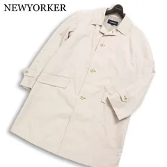 NEWYORKER ニューヨーカー 通年★ ステンカラー バルマカーン コート Sz.M メンズ