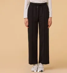 JAJU レディース タンタン ワイド スウェット パンツ S