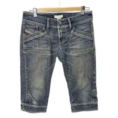 ディーゼル DIESEL ハーフデニムパンツ 28 インディゴ ■GY43