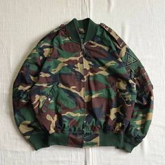 old design MA-1 フライトジャケット 迷彩 unknown 迷彩 カモフラージュ 総柄 MA-1 短丈フライトジャケット