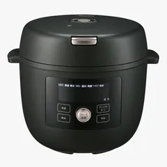 メーカー正規品 新品 タイガー魔法瓶 TIGER 電気圧力鍋 TIGER COOKPOT マットブラック 4L COK-B400(KM)のサムネイル