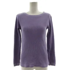 アーバンリサーチ ドアーズ URBAN RESEARCH DOORS ピグメントサーマルプルオーバー カットソー DR04-21G405 丸首 長袖 コットン パープル 紫 One