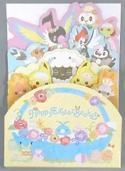 【中古】ノート・メモ帳 Happy Easter Basket BOX付き付箋 「ポケットモンスター」 ポケモンセンター限定