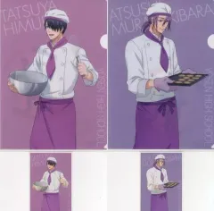【中古】クリアファイル 紫原＆氷室 A4クリアファイルセット 「一番くじ 黒子のバスケ～キセキの文化祭!～」 G賞