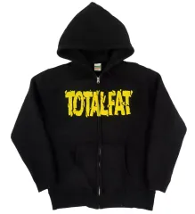 【中古】アウターウェア TOTALFAT アメコミパーカー(ジップアップタイプ) ブラック Mサイズ