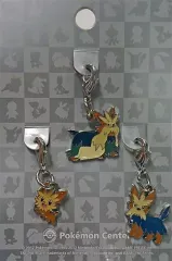 【中古】キーホルダー・マスコット(キャラクター) 506.ヨーテリー＆507.ハーデリア＆508.ムーランド 全国ずかんメタルチャーム(3個セット) 「ポケットモンスター」 ポケモンセンター限定