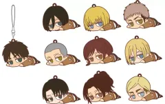 【中古】ストラップ(キャラクター) 全10種セット 「進撃の巨人 ラバーストラップコレクション だる～ん」