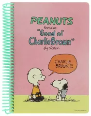 【新品】ノート・メモ帳 ピンク Favorite Storyシリーズ リングノートB6 「PEANUTS(SNOOPY)」