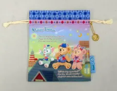 【中古】バッグ(キャラクター) ダッフィー＆シェリーメイ＆ジェラトーニ(ウィッシングトゥギャザー) 巾着 「東京ディズニーシー 15周年 ザ・イヤー・オブ・ウィッシュ」 東京ディズニーシー限定