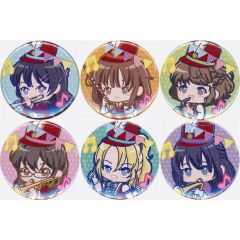 [중고] 배지 핀즈 전 6종 세트 [청춘 돼지 놈 시리즈 POP UP SHOP in TOWER RECORDS 캔 배지 01. 마칭 밴드 ver.(POP Art 일러스트)]