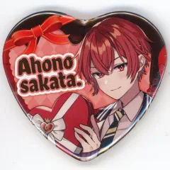 【中古】バッジ・ピンズ あほの坂田。(等身/背景リボン) 缶バッジ～バレンタイン～ 「復活のそらまふうらさか!～バレンタイン～」 缶バッジくじ景品