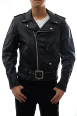 ショット／Schott ダブルライダース ジャケット JKT アウター メンズ 男性 男性用 レザー 革 本革 ブラック 黒  618 DOUBLE RIDERS STEER HIDE 定番 中綿