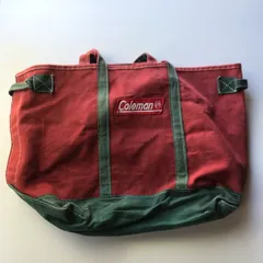 Coleman BIGトートバッグ レッド×グリーン 4122202601160014
