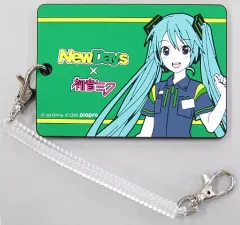 【中古】財布・パスケース(キャラクター) 初音ミク(NewDays制服ver.) ラバーパスケース 「NewDays×初音ミク 831コラボショップ」