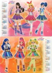 【中古】デスクマット 全2種セット A3デスクマット 「一番くじぷち アイカツ!」 B賞