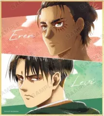 【中古】紙製品 エレン＆リヴァイ Ani-Art aqua label 色紙 「進撃の巨人」