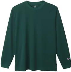チャンピオン Champion ロングスリーブTシャツ メンズ C3-XS491 ロングTシャツ メンズ トップス カットソー 部活 イベント チーム トレーニング ロンT ロングスリーブ  C3XS491 540 グリーン