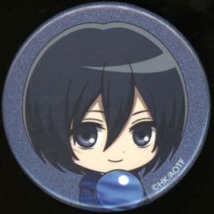 [Used] Badges and Pins Mikasa Ackerman"Attack Titan×ROUND1 Trading Chibi Character Activity Ver. Glitter Can Badge