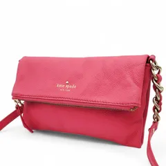 kate spade new york ケイトスペードニューヨーク ショルダーバッグ サコッシュ ポシェット レザー ピンク 斜め掛け クロスボディ 可愛い 普段使い お出掛け 春バッグ