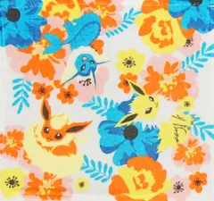 【中古】タオル・手ぬぐい(キャラクター) ブースター＆シャワーズ＆サンダース ハンドタオル 「一番くじ Pokemon EIEVUI＆FLOWERS」 F賞