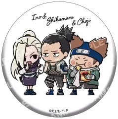 【中古】バッジ・ビンズ いの＆シカマル＆チョウジ(ノーマル) 「NARUTO-ナルト- 疾風伝 缶バッジコレクション ゆるスタmini」