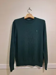 ビーンポール 新モデル DARK GREEN カシミア ブレンド ニット M 100サイズ