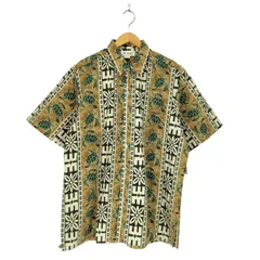ユーズドフルギ USED古着 ウミガメ柄ハワイアンシャツ メンズ JPN：XL 