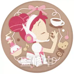 【中古】食玩 雑貨 9.春風どれみ(パティシエ服) 「おジャ魔女どれみ 刺繍缶バッジビスケット」