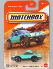 【中古】ミニカー 1/64 1985 PORSCHE 911 RALLY(グリーン) 「マッチボックス」 [JBP43]