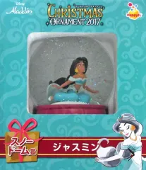 【中古】置物・装飾品 ジャスミン スノードーム 「Happyくじ ディズニークリスマスオーナメント2017」 スノードーム賞