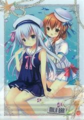 [중고] 동인 액세서리·소품계 [함대 이거 쿵~함이~] A4 갈아입기 클리어 파일 베르누이&전(시로가네히나) C92/MILK BAR