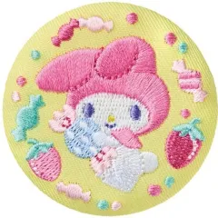 【中古】食玩 雑貨 3.マイメロディ 「サンリオキャラクターズ 刺繍缶バッジ付きビスケット2」