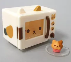 【中古】トレーディングフィギュア 3.にゃんこオーブンレンジセット 「にゃんこキッチン にゃんこ家電 ミケ猫バージョン」
