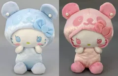 【中古】ぬいぐるみ 全2種セット ハッピーブライドBIGぬいぐるみ 「パンダ ハローキティ」
