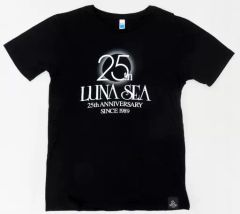 [중고] T셔츠 LUNA SEA 회장 한정 -25th LOGO- 투어 T셔츠 블랙 L사이즈 [LUNA SEA 25th ANNIVERSARY LIVE TOUR THE LUNATIC -A Liberated Will-]